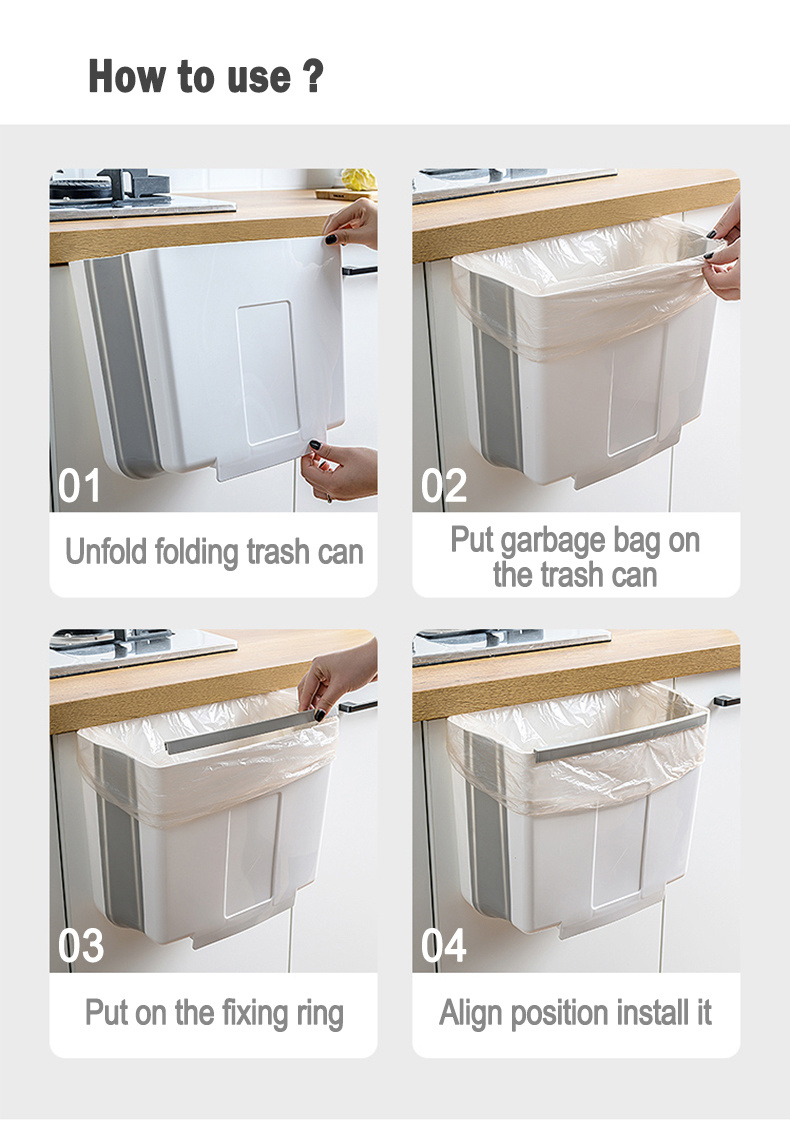 Multiple Purpose Portable Folding Trash Can-6